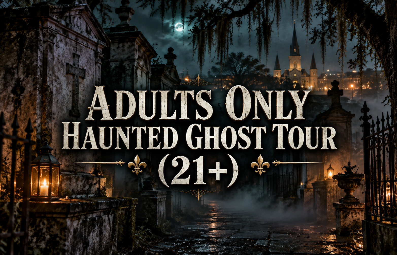 New Orleans Haunted Tours: Adults Only Haunted Ghost Tour 21+