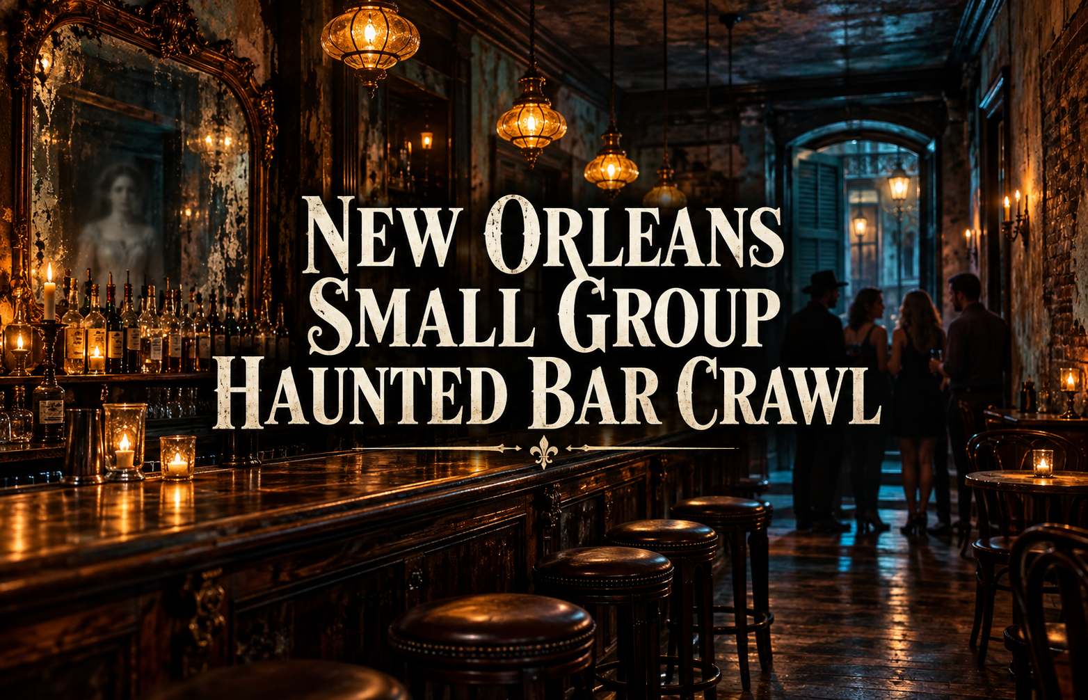 New Orleans Haunted Tours: Small Group Haunted Bar Crawl